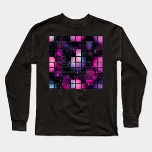 Limitless Infinity - Infinite Nebula Seamless Pattern Long Sleeve T-Shirt